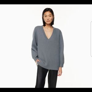 Aritzia Babaton Rodge Sweater Merino Wool Sz Xs